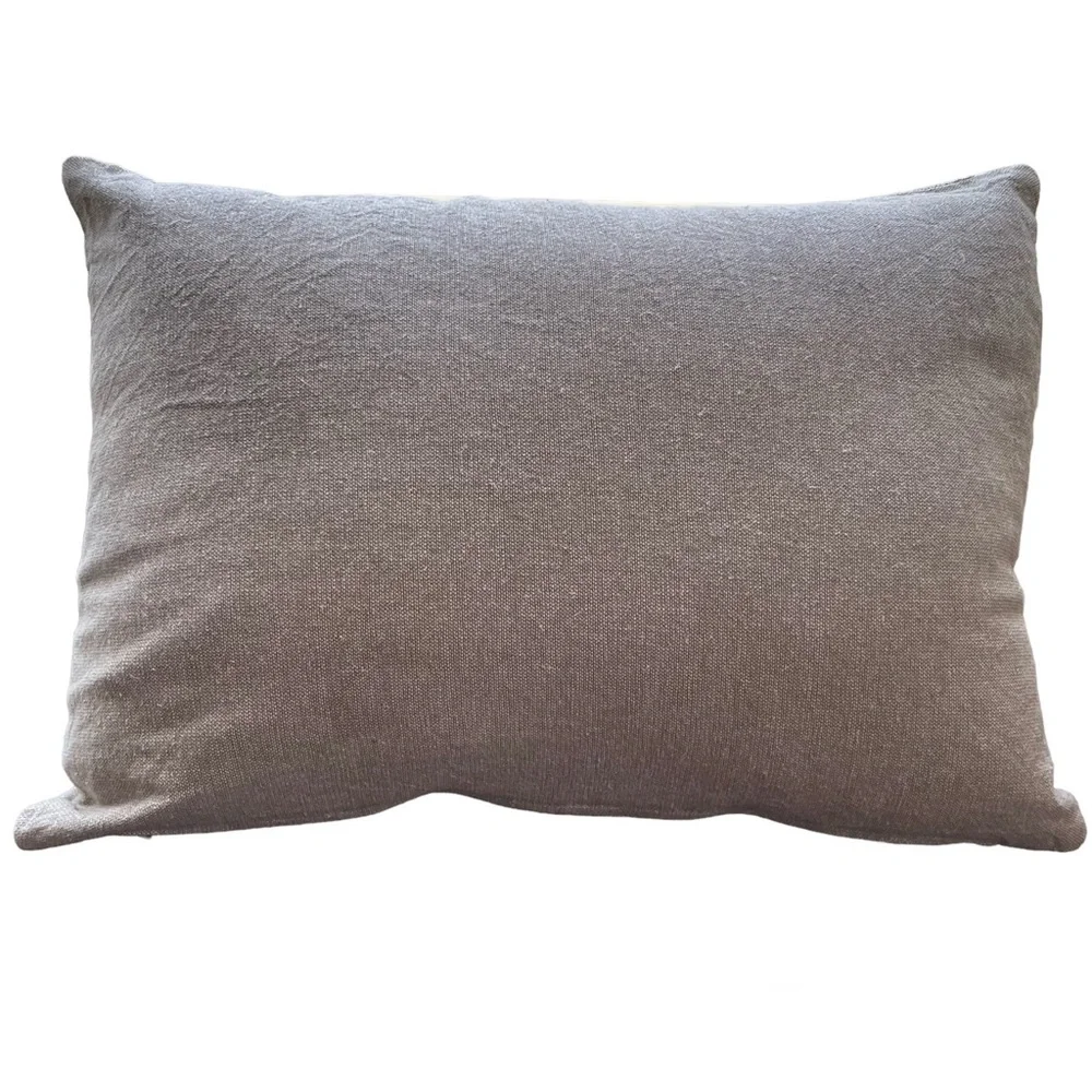 Merry Christmas White Letter Banner Throw Pillow